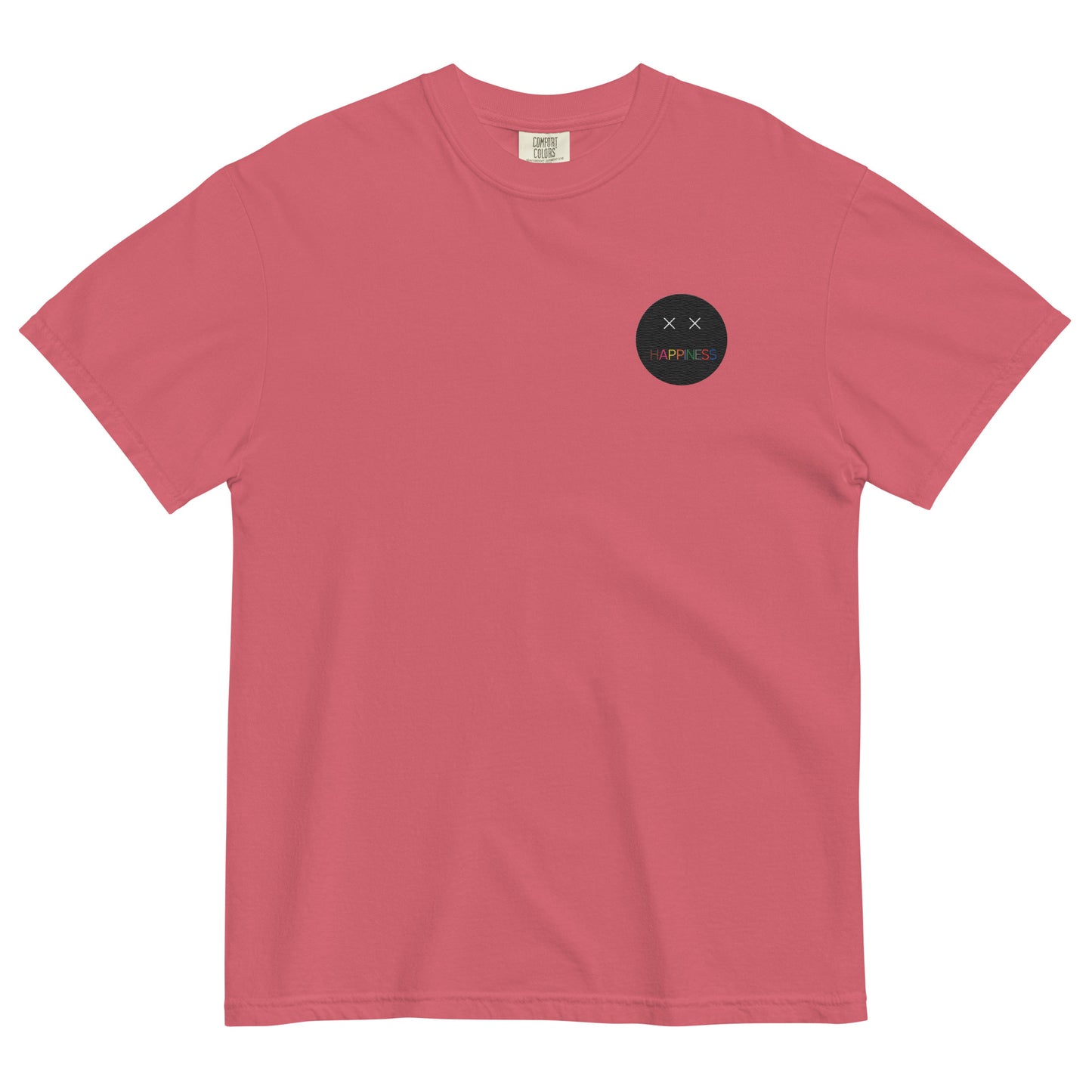 HAPPINESS Embroidered T-Shirt