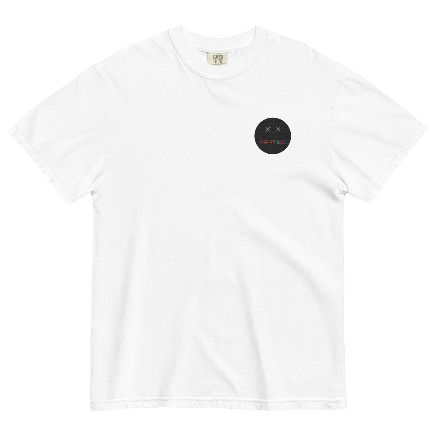 HAPPINESS Embroidered T-Shirt